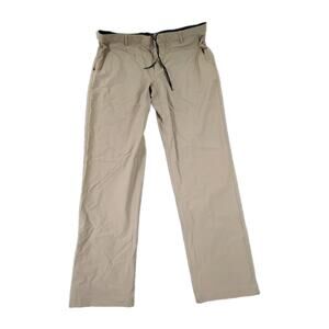 TEREN Designs Lightweight Traveler Pants Men's 36x32 Beige Stretch Outdoor EUC